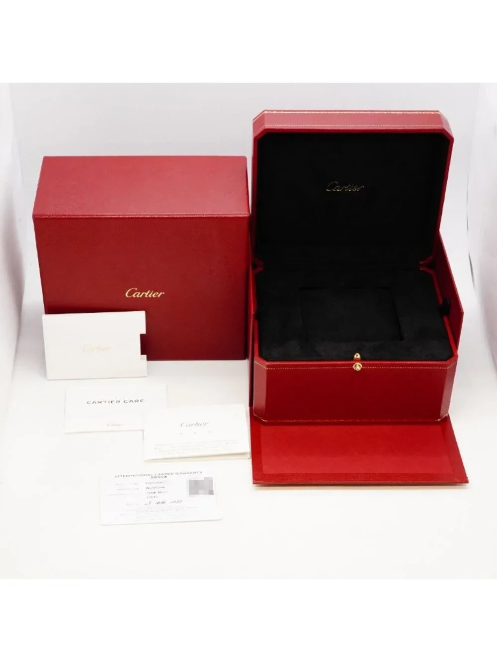 Cartier Tank Must LM Wsta Black Dial Watch
